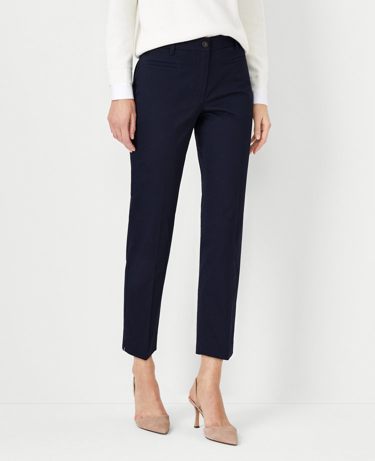 The Petite Cotton Crop Pant