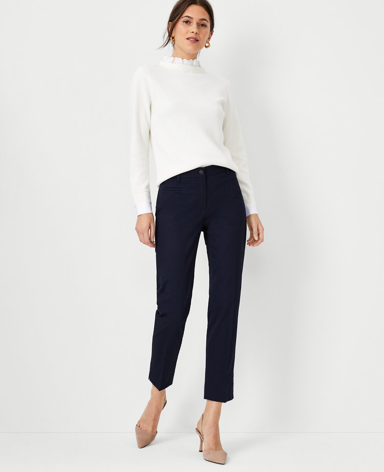 The Petite Cotton Crop Pant