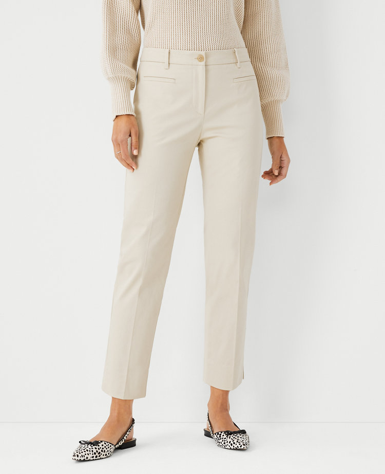 The Petite Cotton Crop Pant carousel Product Image 1