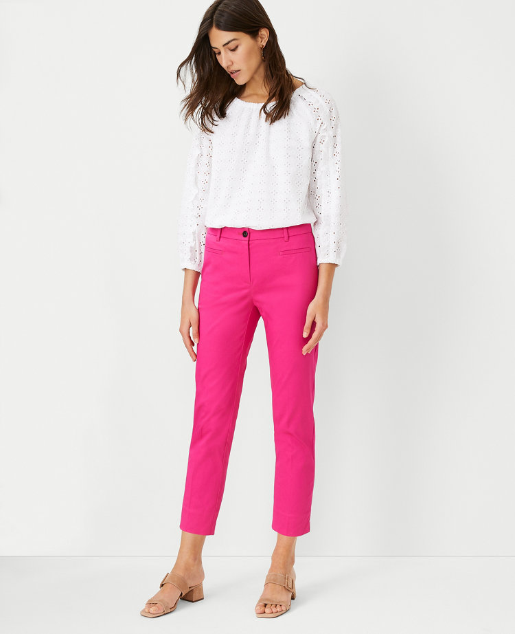 The Petite Cotton Crop Pant