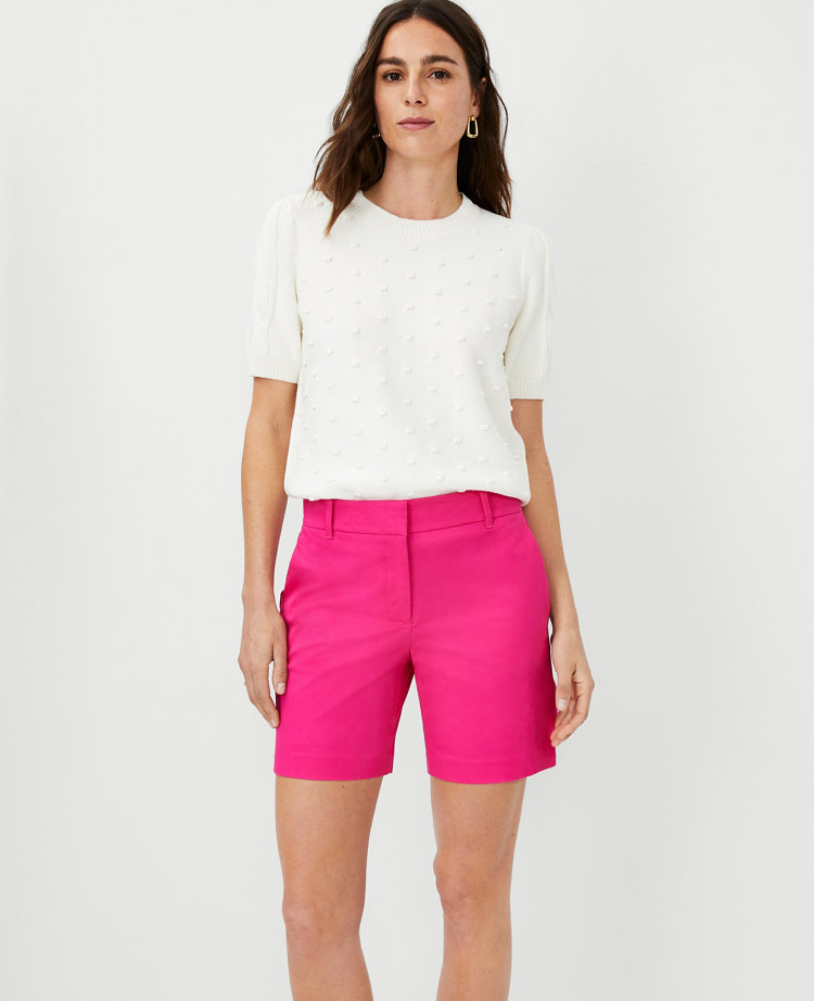 Ann Taylor The Petite Metro Short In Summer Pink