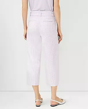 The Petite Plaid Belted Culotte Pant carousel Product Image 2