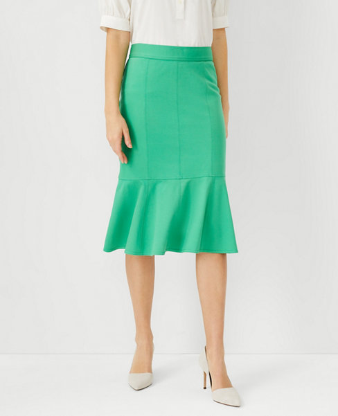 Petite Trumpet Skirt with Back Zip