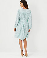 Petite Flecked Belted Flare Dress carousel Product Image 2