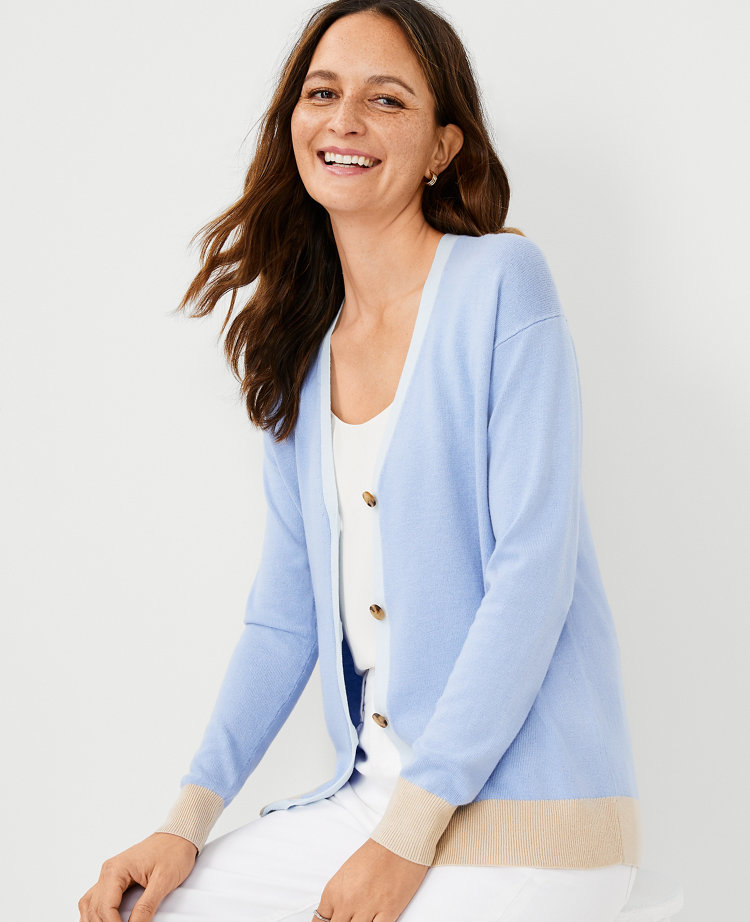 Ann taylor 2024 cardigan petite