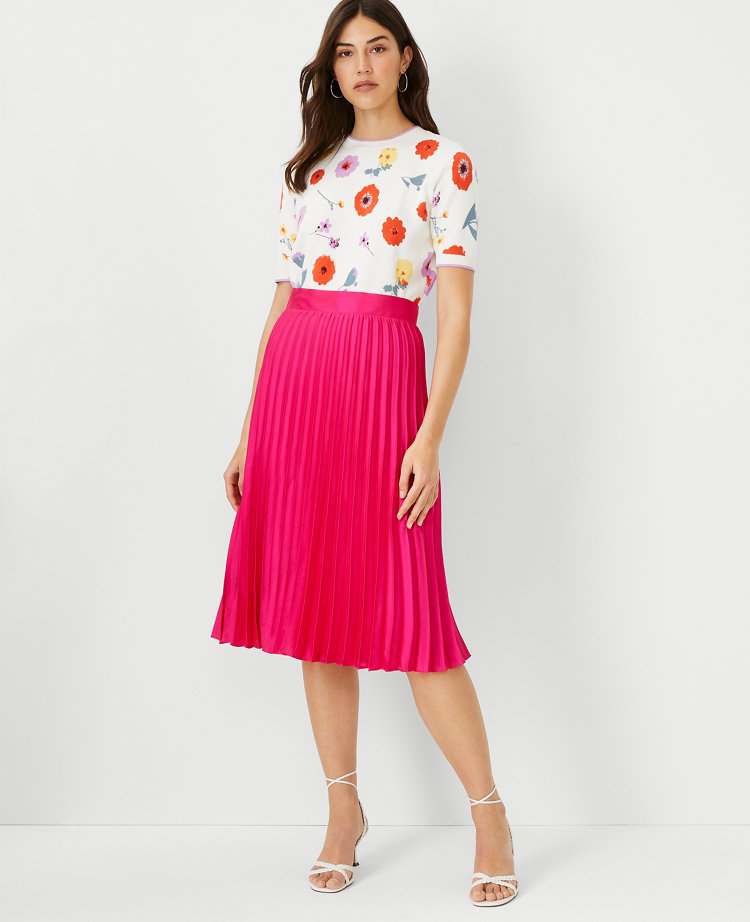 Petite Pleated Skirt