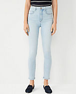 Curvy Sculpting Pocket Highest Rise Skinny Jeans in Bright Indigo Wash carousel Product Image 1