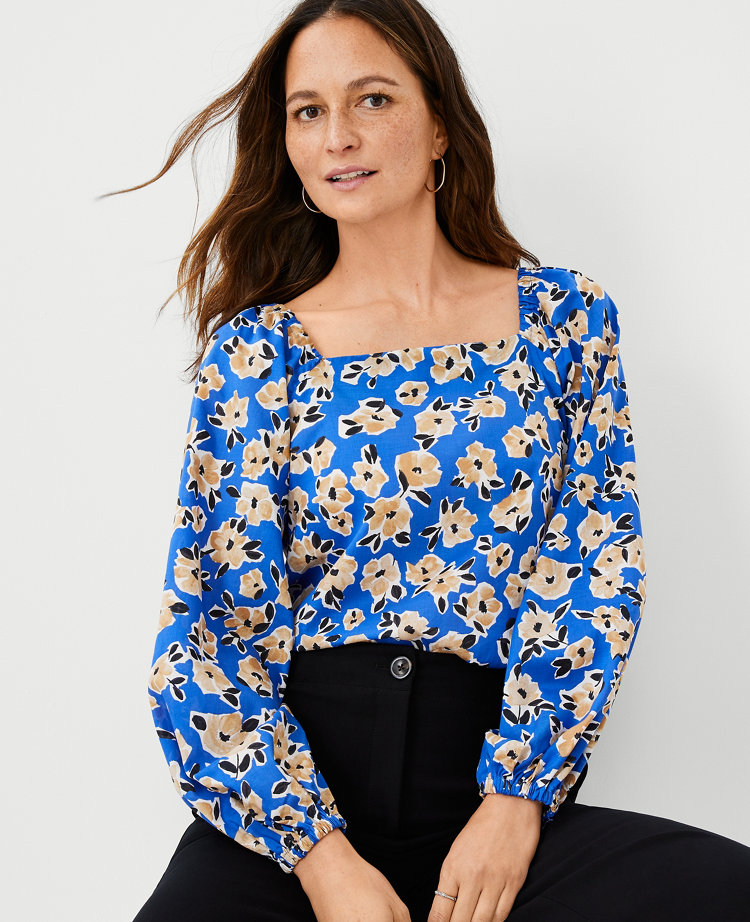 売れ筋商品|||ニューヨークコレクション カットソー トップス レディース Petite Size Puff Lace-Sleeve Top Teal NY Collection Women's Teal Puff Lace Sleeve Top Petite Size