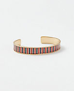 Striped Enamel Bangle Bracelet carousel Product Image 1