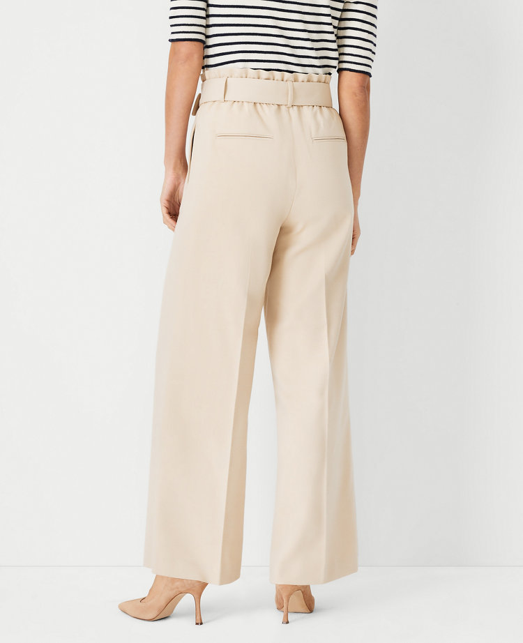 The Petite Belted Wide Leg Pant