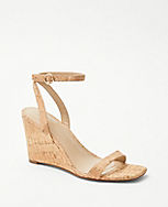 Cork Wedge Sandals carousel Product Image 1