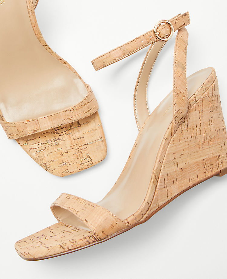 Cork Wedge Sandals