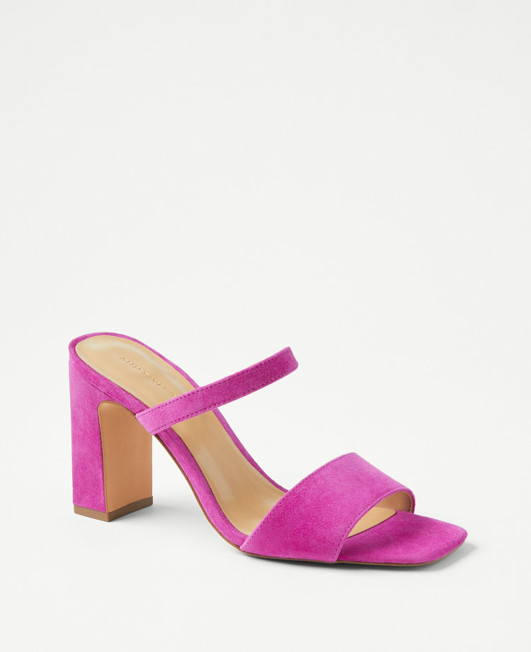 2 strap discount block heel sandal