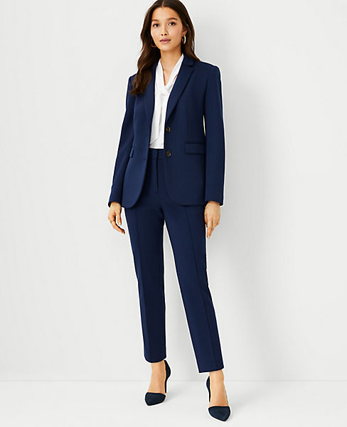 The High Waist Ankle Pant in Double Knit | Ann Taylor