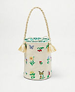 Embroidered Bucket Bag carousel Product Image 1