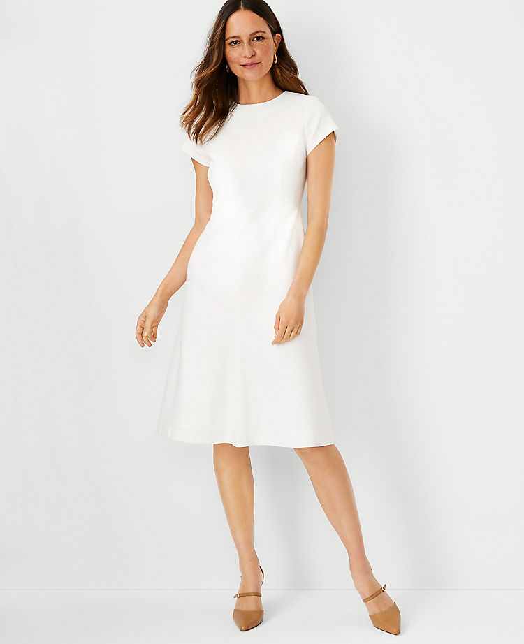 ann taylor white dress