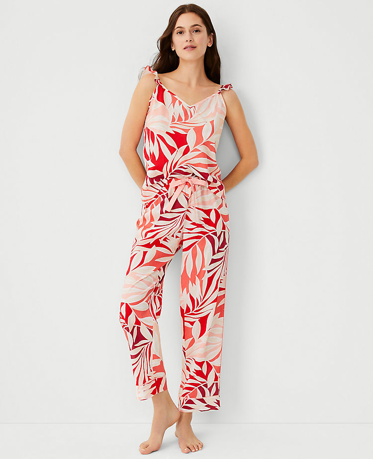 Ann Taylor Tropical Pajama Set (Tropical Coral)