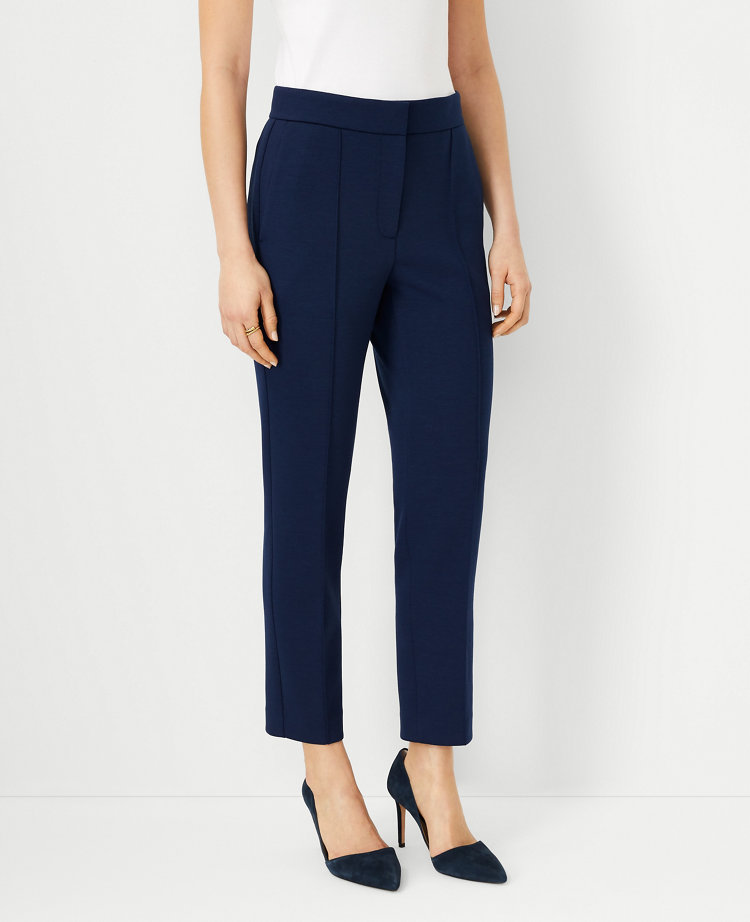 Ann Taylor The Petite Ankle Pant Double Knit Pure Sapphire Women's