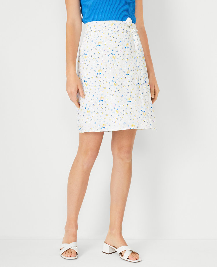 Floral Wrap Skirt