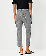 The Petite Dotted Cotton Crop Pant - Curvy Fit carousel Product Image 2