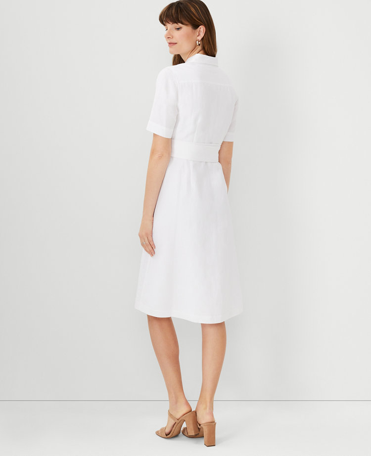 Petite linen shirt clearance dress