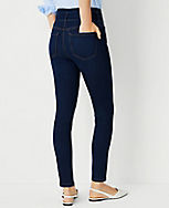 Sculpting Pocket High Rise Skinny Jeans in Royal Rinse Wash carousel Product Image 2