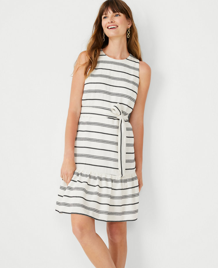 Petite clearance stripe dress