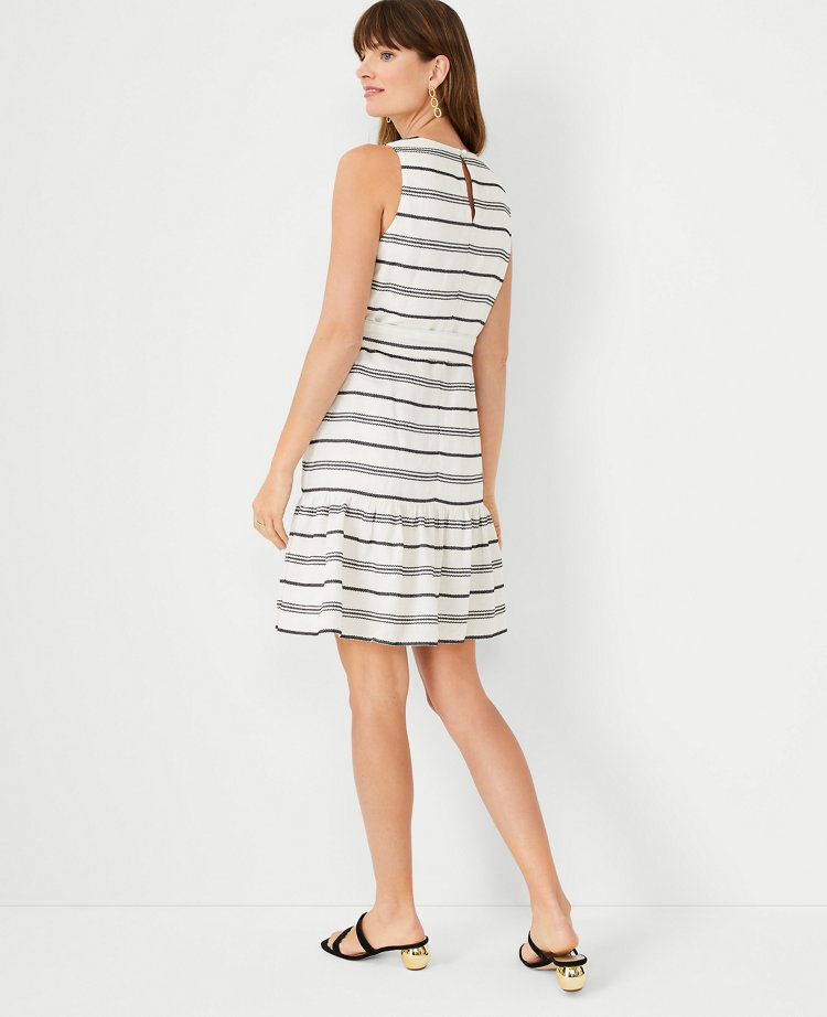 Petite 2025 stripe dress