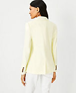 The Petite Hutton Blazer in Linen Blend Twill carousel Product Image 2