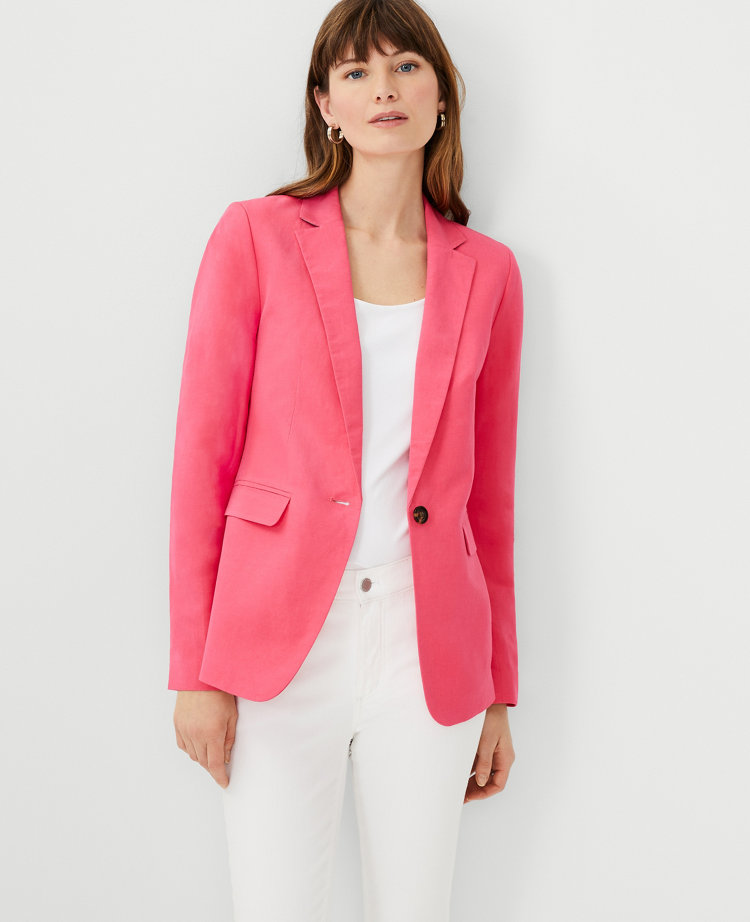 Ann Taylor Linen Blazer Store