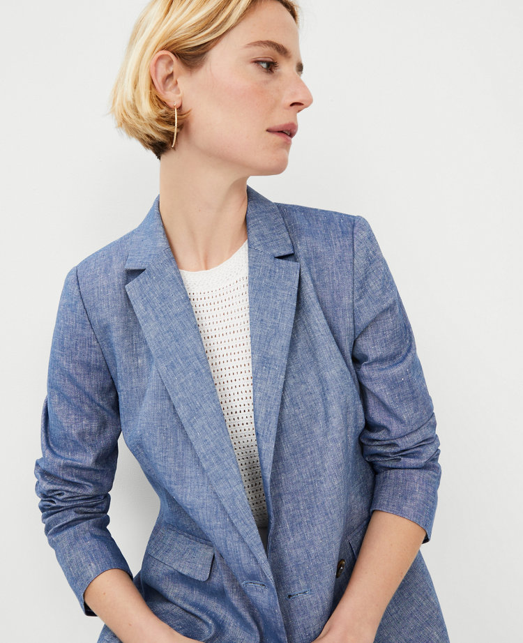 Petite 2025 linen blazer