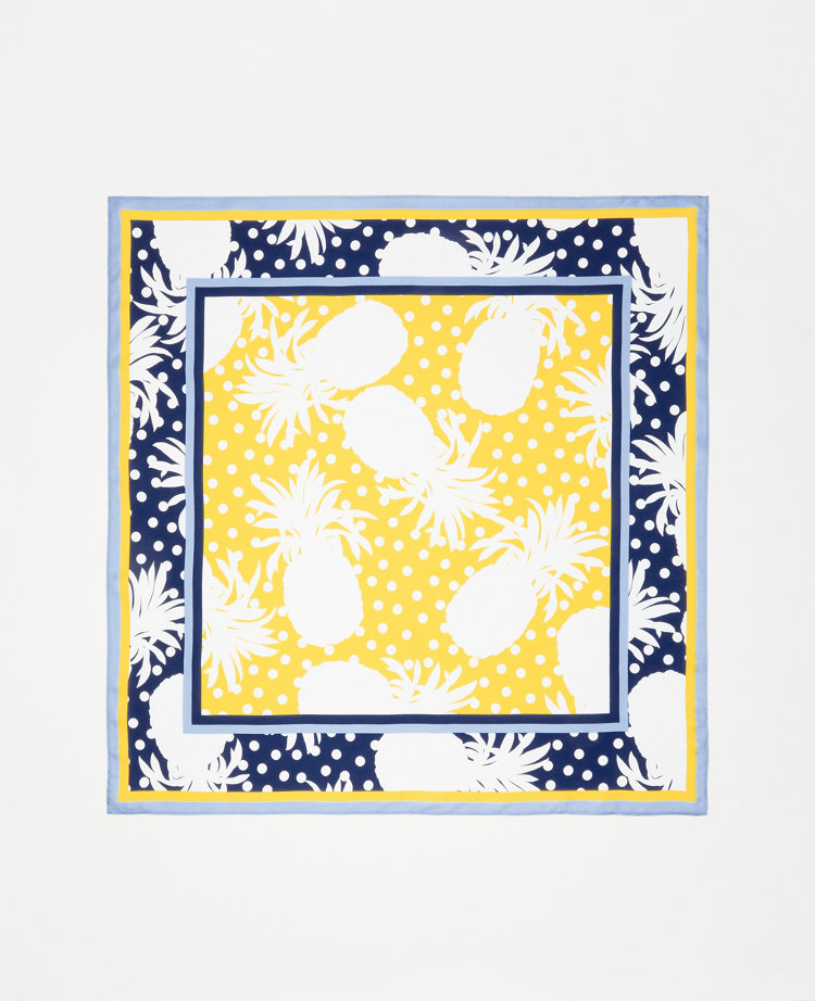 Pineapple Silk Little Scarf