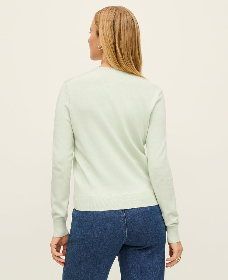 Ann Cardigan - Pale Aqua