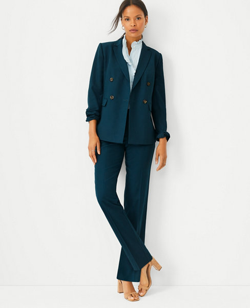The Straight Pant in Airy Wool Blend | Ann Taylor
