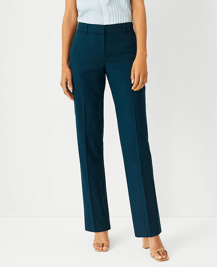 The Sophia Straight Pant in Airy Wool Blend