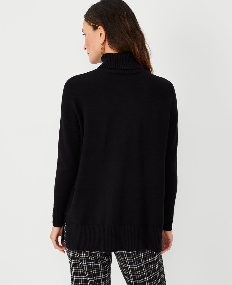 Turtleneck Tunic Sweater