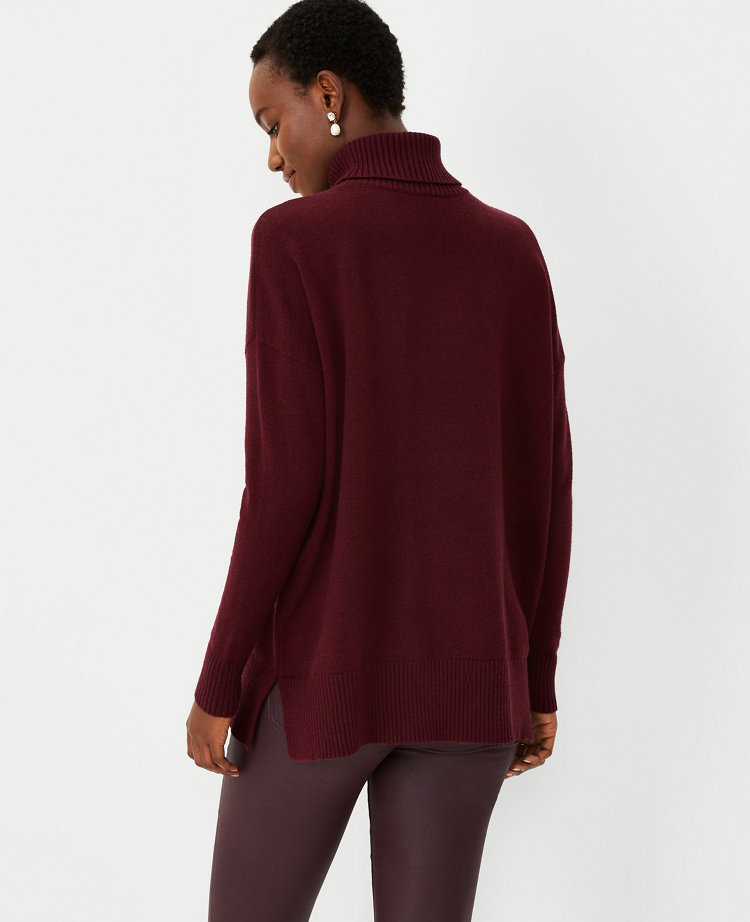 Turtleneck Tunic Sweater