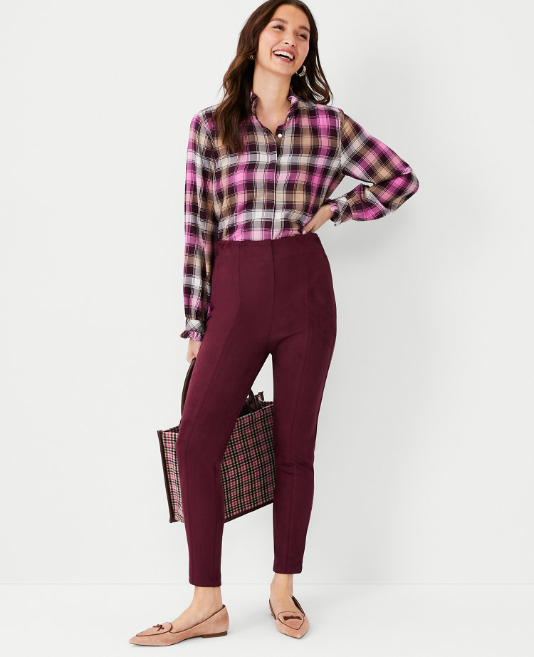 Women's Plaid Shaping Leggings