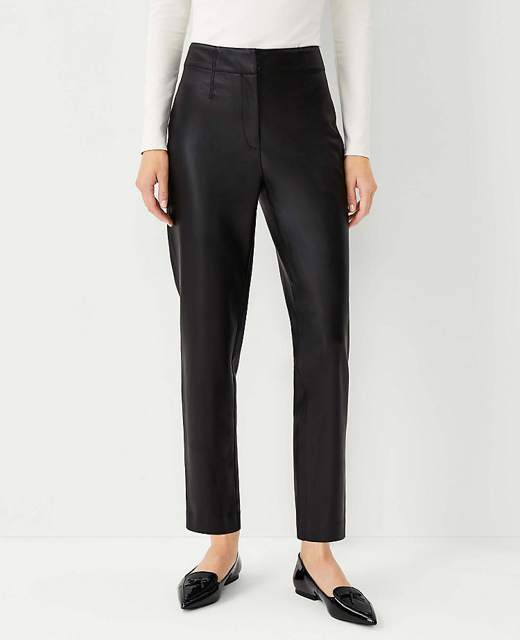 The Faux Leather Lana Slim Pant