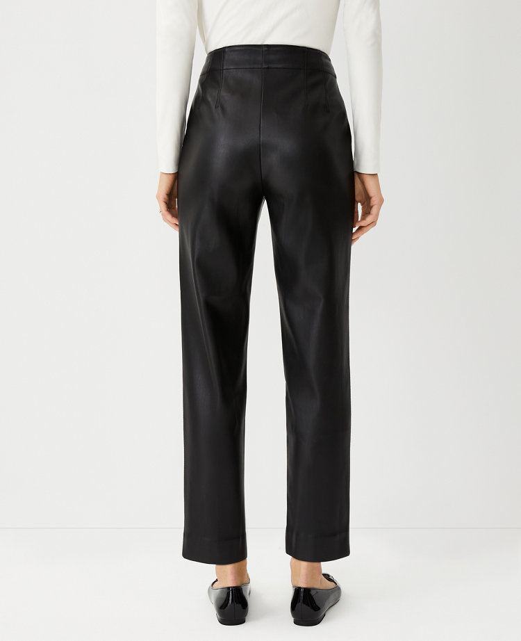 Ann taylor faux leather leggings sale