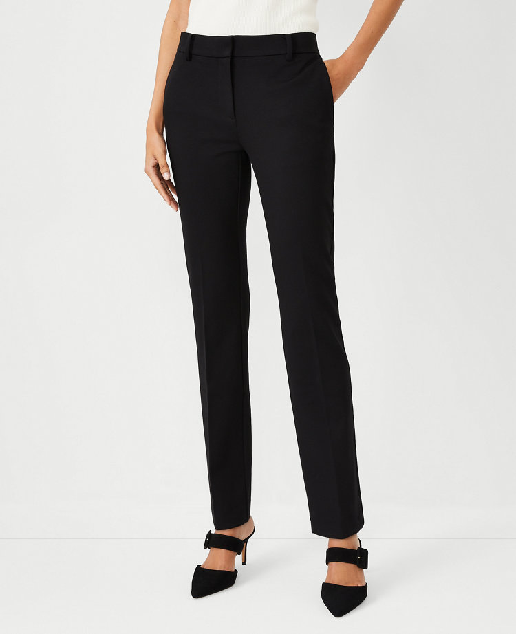 The Sophia Straight Pant in Knit