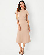 The Flare Dress in Double Knit carousel Product Image 1