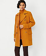 Wool Blend Refined Peacoat carousel Product Image 1