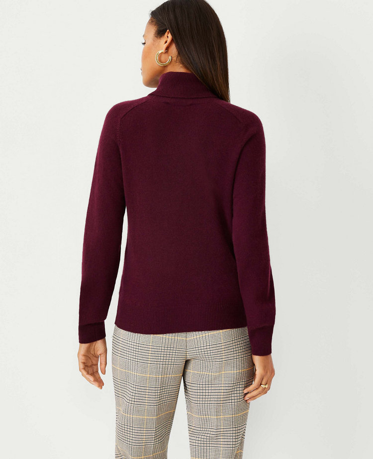 Ann taylor shop cashmere turtleneck sweater