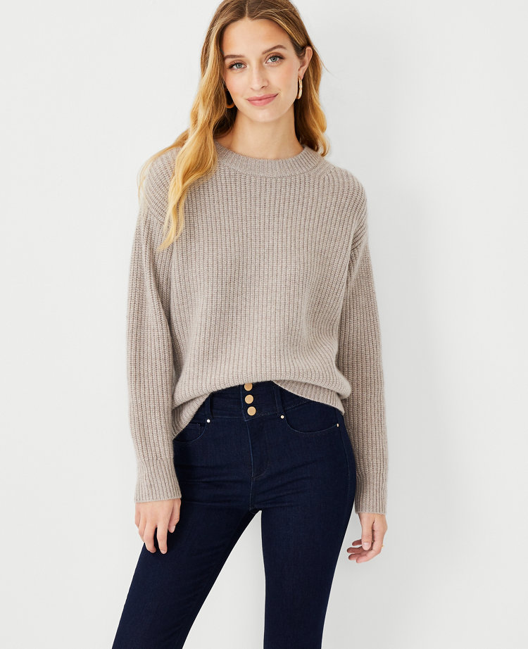 Ribbed Cashmere Sweater