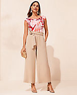 The Petite Belted Crop Pant carousel Product Image 2