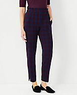 The Gingham Pull On Tapered Pant carousel Product Image 1
