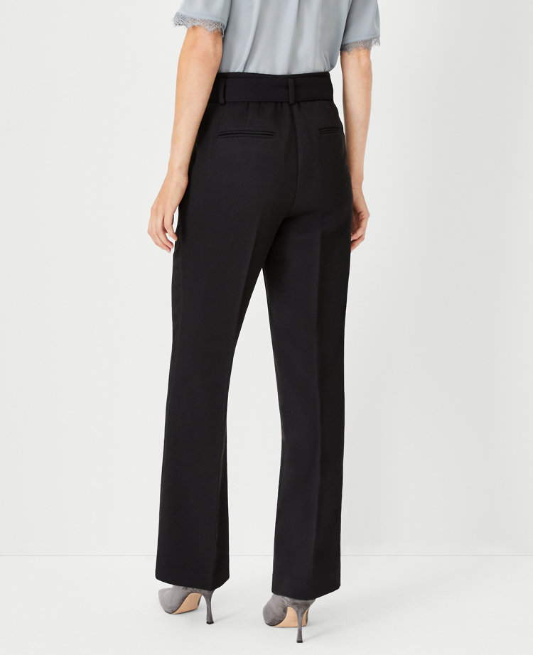 The High Waist Belted Boot Cut Pant