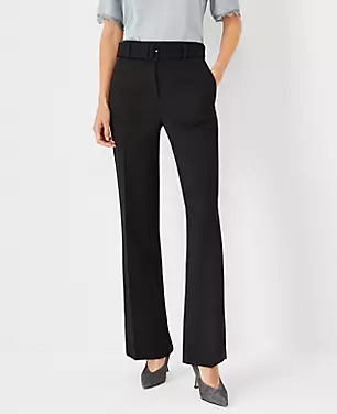 The High Waist Belted Boot Cut Pant carousel Product Image 3