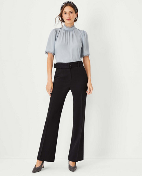 The High Waist Belted Boot Cut Pant